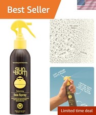 6 FL OZ Sea Salt Spray for Texturizing Waves and UV Protection Beachy Shine