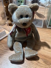 Ty 1999 Signature Bear Beanie Baby Mint Condition Rare with Tag Errors