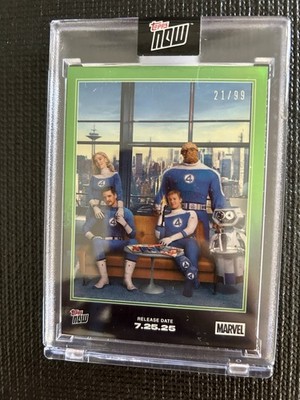 2025 Topps Now #FFFS Marvel Fantastic Four First Steps - GREEN
