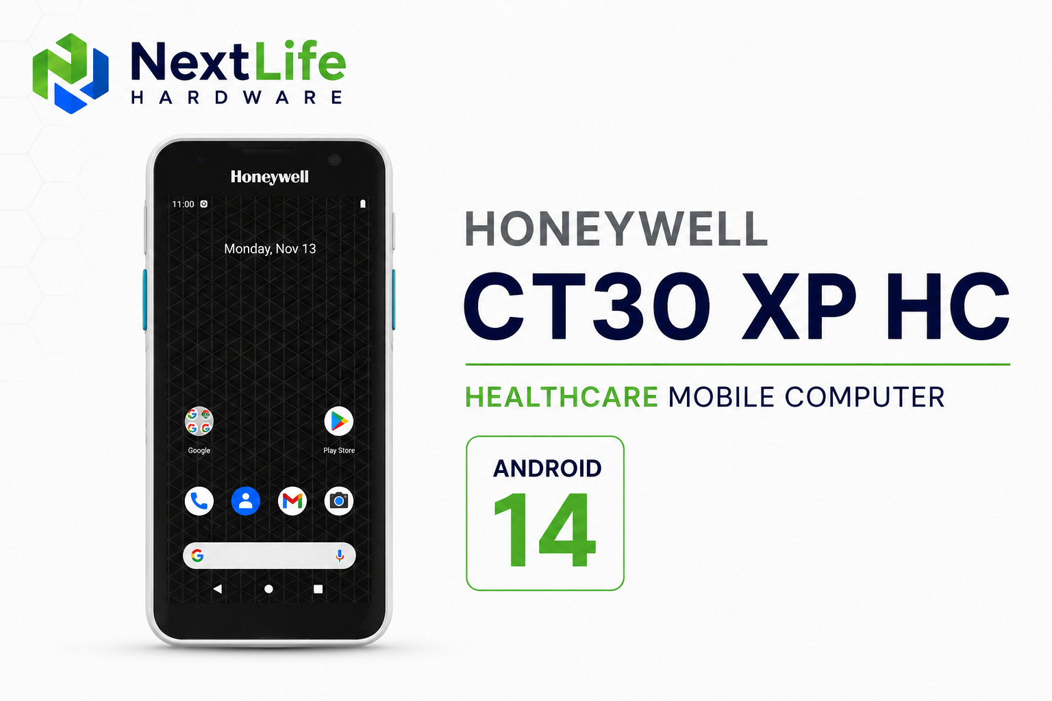 Honeywell CT30 XP HC CT30P-X0N-30D10HG Mobile Computer Android 14 6GB 64GB WiFi