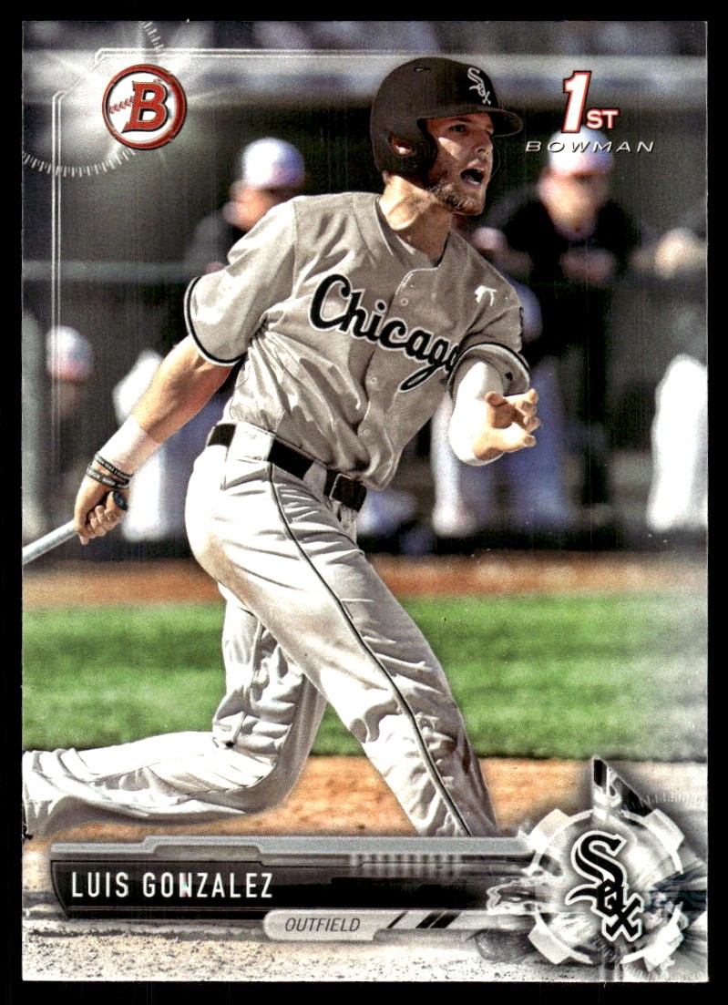Luis Gonzalez 2017 Bowman Draft #BD-86 White Sox READ FREE SHIPPING AutographDen