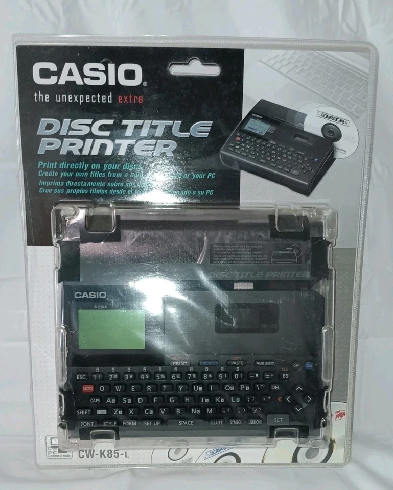 Casio CW-K85-L Disc Title Printer Compact Disc CD DVD Printer - Image 2 of 4
