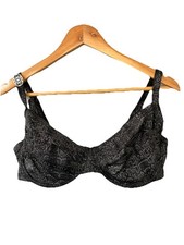 Loveable Grey Bikini Top Size 38E Underwired Women s