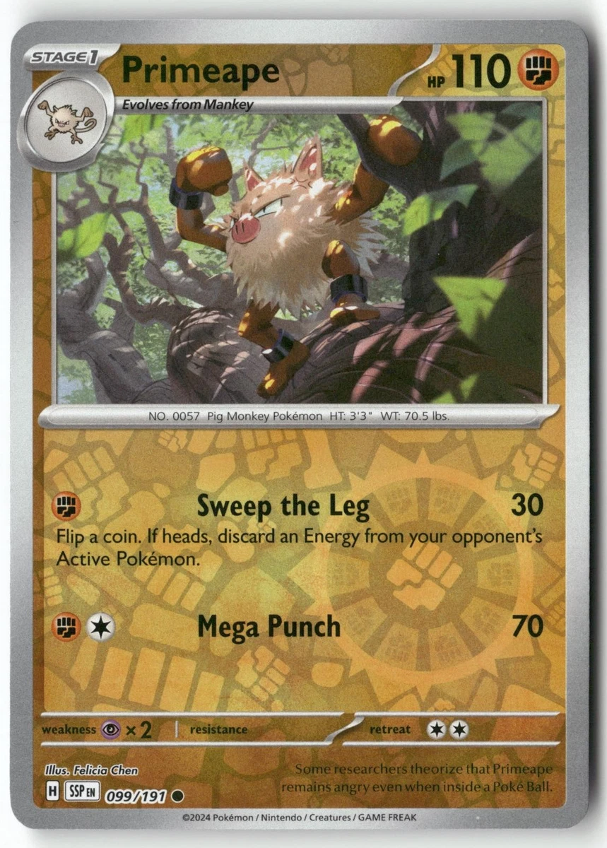 Primeape Pokemon Card for sale