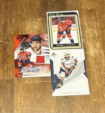 Tom Wilson Capitals Signed Jersey Ruby # 35/ 35! OPC/ SP Authentic (3) Card Lot!