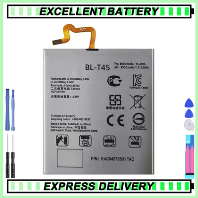 For Verizon LG Q70 LMQ620VAB New Battery Replacement 4000mAh BL-T45 Tool Kit