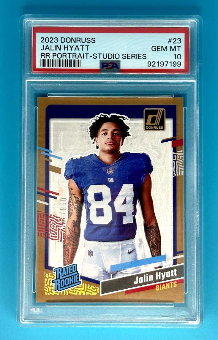 Jalin Hyatt Panini Donruss Rated Rookies Portrait #23 Studio Series