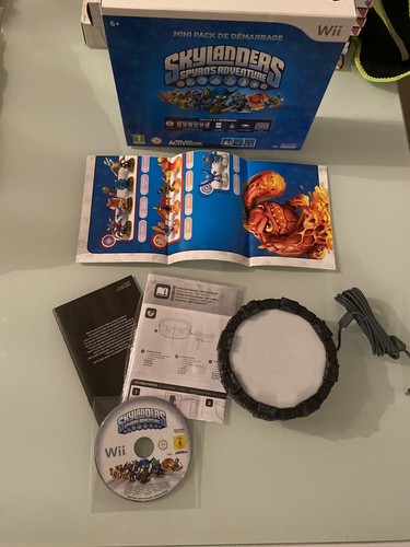 🥰 nintendo wii / wii u jeu skylanders spyro's adventure + portail + poster neuf - Photo 3/6