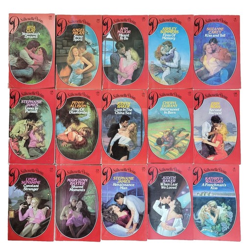Silhouette Desire Romance Paperback Books Lot of 30 Various Authors 1982 - Picture 2 of 6