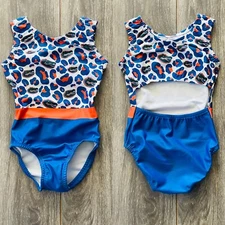 NEW Custom University of Florida Gators Open Back Gymnastics Leotard