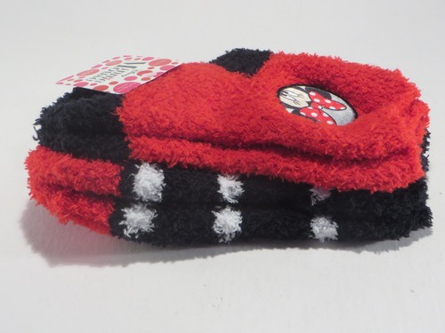 Disney Minnie Mouse Socks 2 Pair Cozy Crew Toddler Size 5-6 1/2 NWT - Picture 4 of 6