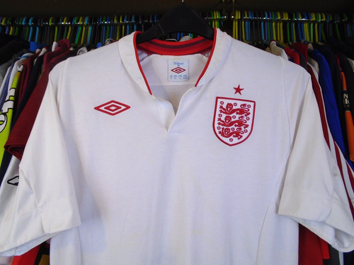 ENGLAND 2012-2013 HOME UMBRO FOOTBALL SOCCER SHIRT JERSEY LARGE ADULT - Picture 2 of 7