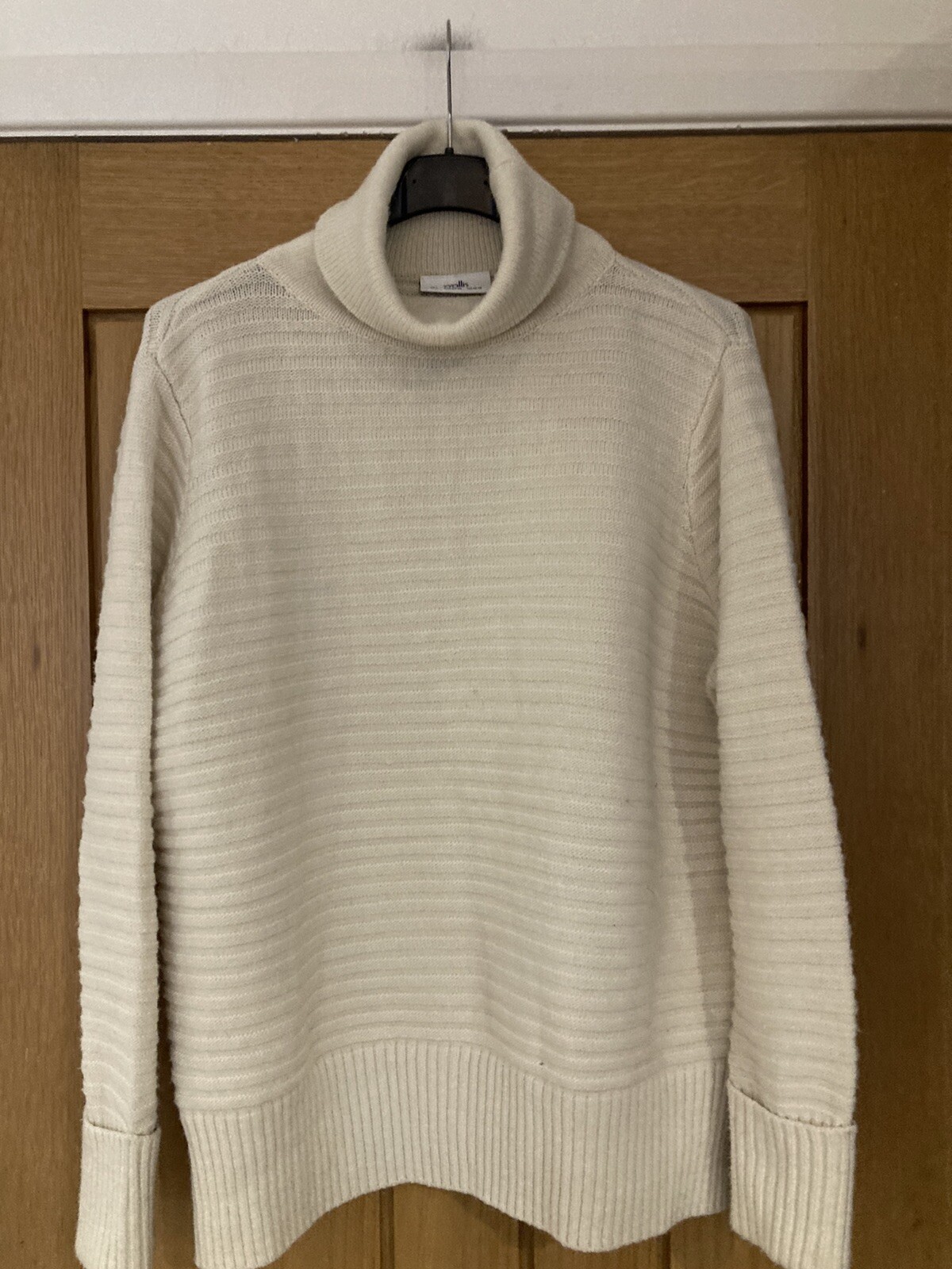 Ladies Wallis Cream Polo Neck Jumper Size L 1618 eBay