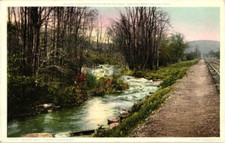 Postcard Vintage, Highest Elevation on the line, Becket, Massachusetts