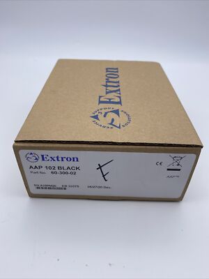 Extron AAP 102 Black, 60-300-02, Two-Gang AAP Mounting Frame, Black