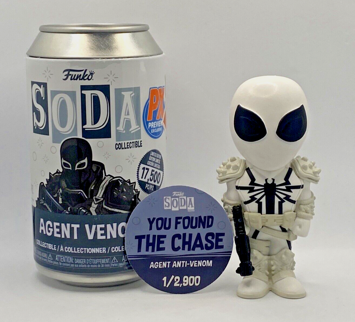2023 SDCC Previews Funko Soda Marvel Agent Anti-Venom Chase Vinyl