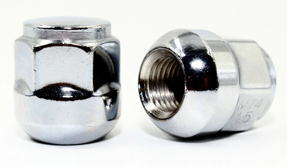 20 14x1,5 1,12" 34,8 mm 22 mm hexagonal Acura Honda cromo OEM tuercas de radio de fábrica Foto 2 de 4