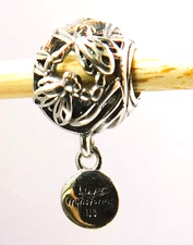 Authentic Pandora Charm, Openwork Dragonfly Love Dangle,  #798814C00