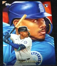 2022 TOPPS GAME WITHIN THE GAME #8 PAUL JENNIS ART ~ JULIO RODRIGUEZ RC ROOKIE