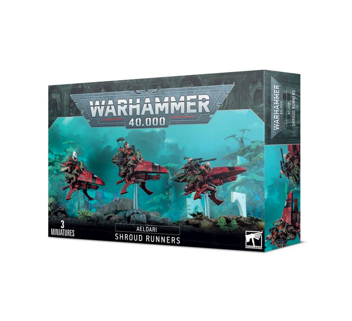 SHROUD RUNNERS solcavelo AELDARI set di 3 miniature WARHAMMER 40K games workshop