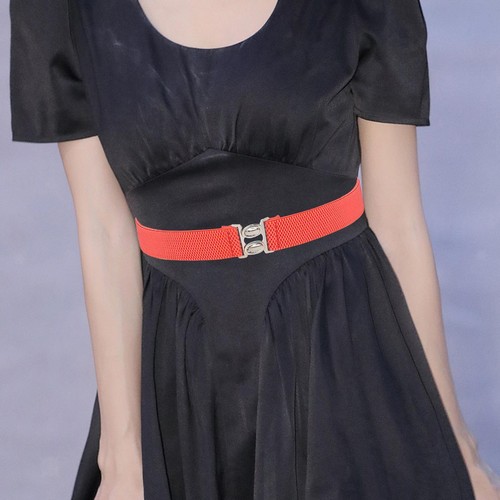 5 Pièces Ceintures Étiquette Divorced Satin Noir Et Or Pour