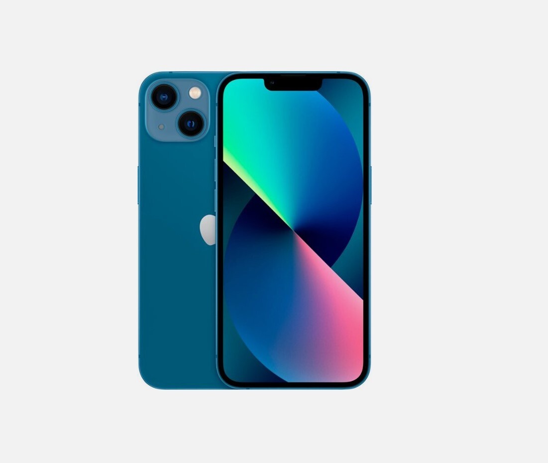 Apple iPhone 13 A2482 128GB - Fully Unlocked- Black & Blue - Very