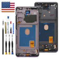 OLED LCD Display Touch Screen Digitizer Frame For Samsung Galaxy S20 FE 5G G781