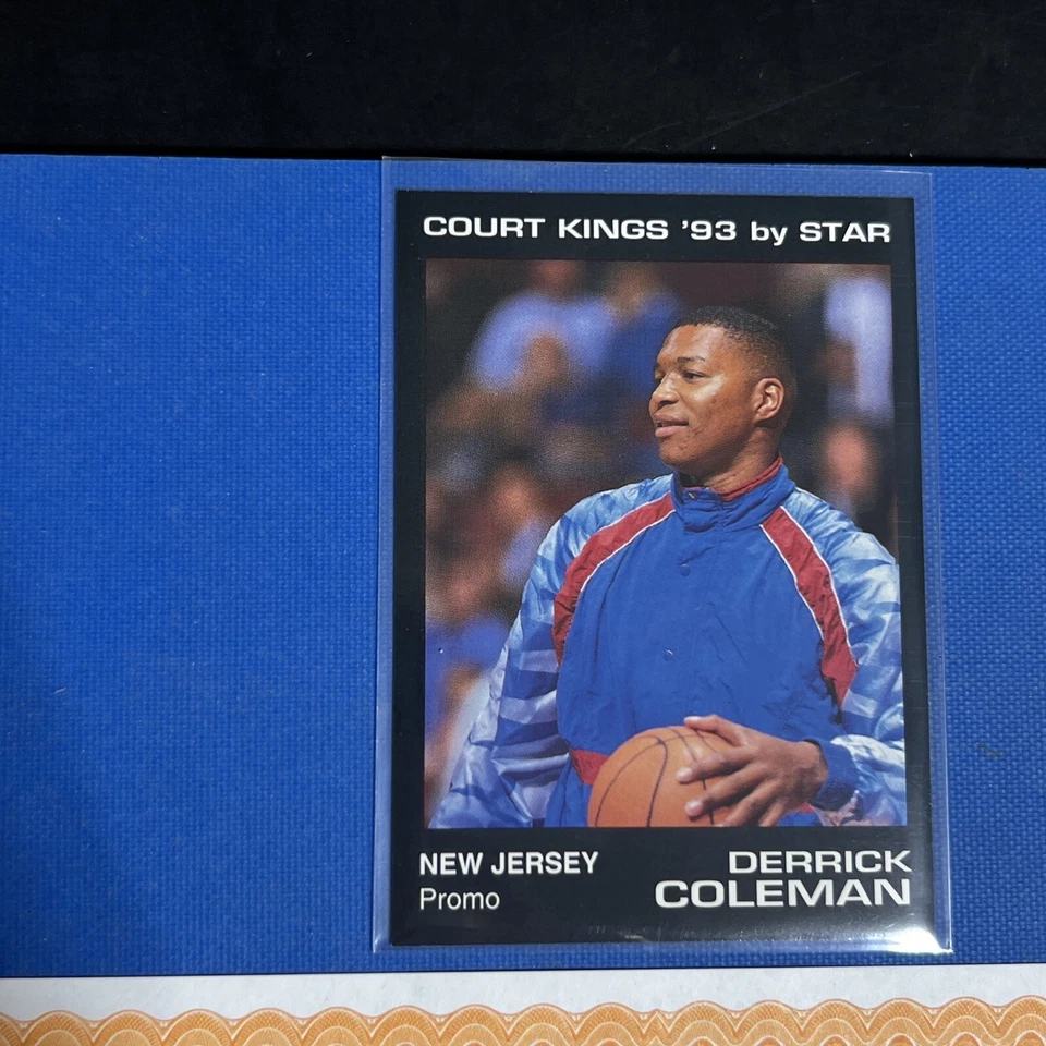 Star Co Court Kings Derrick Coleman 1993💥solo 150 juegos con promoción/certificado eBay Pop 1 Foto 3 de 4