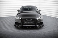 Street Pro Front Ansatz +Flaps V.1 FüR Audi RS3 Limo 8V FL Spoilerlippe