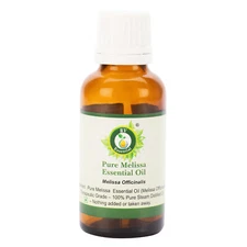 Melissa Oil Melissa Officinalis For Cold Sores Cough Skin Hair Fever Massage