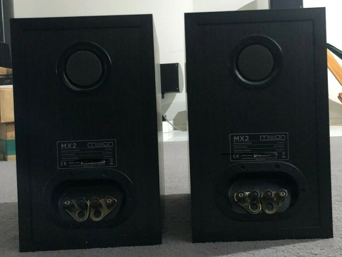 Mission MX2 audiophile quality Bookshelf Speaker Black Pair