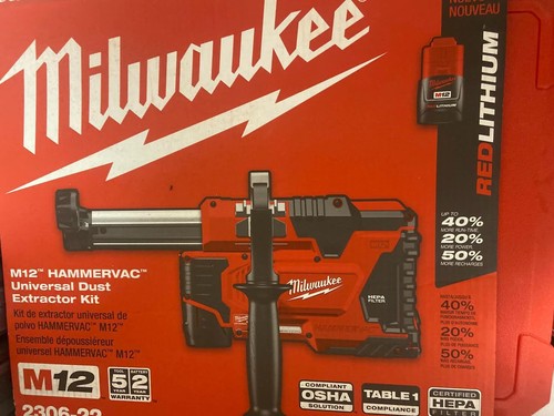 Milwaukee M12 Hammervac Universal Dust 