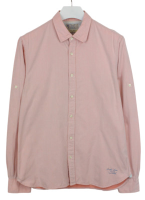 SCOTCH & SODA Hemd Herren L (LARGE) Fischgrätenmuster Geknöpft