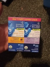 Mommy's Bliss Organic Baby Cough Syrup & Mucus Day & Night Combo Pack, Exp 12/25