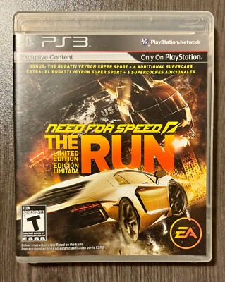 Need for Speed: The Run -- Limited Edition (Sony PlayStation 3, 2010)