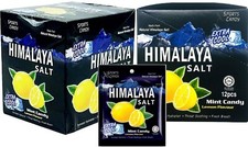 Himalaya Salt Sport Candy - Extra Cool Lemon Flavor 2 Boxes X 12Packs 