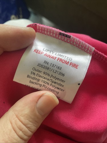 LIPSY LONDON LOVE HEARTS DRESS SZ 12 FREE POSTAGE RACES WOMENS F11 - Picture 4 of 4