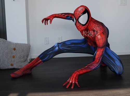 Ultimate Spider-Man Jumpsuit Spiderman Cosplay Halloween Suit Costume Adult/Kids - Picture 2 of 9
