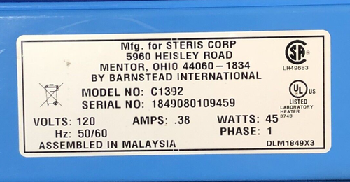 ASP Sterrad 58ºC + Getinge Castle BIOSIGN 55°C + Steris C1392 Incubator BUNDLE - Imagen 22 de 22