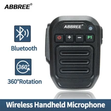 Walkie-Talkie Wireless Bluetooth Speaker Mic for Baofeng UV-5R UV-21 Ham Radio