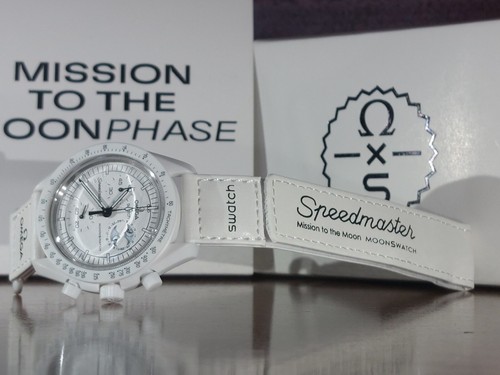 Omega x Swatch - Missione in Monofase - Snoopy Bianco