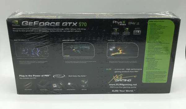 PNY GeForce GTX 570 Graphics Card - 1.25 GB GDDR5 - PCIe 2.0 x16 (VCGGTX570XPB) - Image 2 of 3