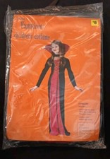 Girl's Victorian Vampiress Halloween Costume Medium 8-10 New Vampire Children