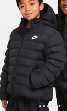 Kids' Nike Sportswear Synthetic Fill Hooded Puffer Jacket