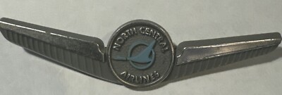 North Central Airlines Pin Wings - Plastic