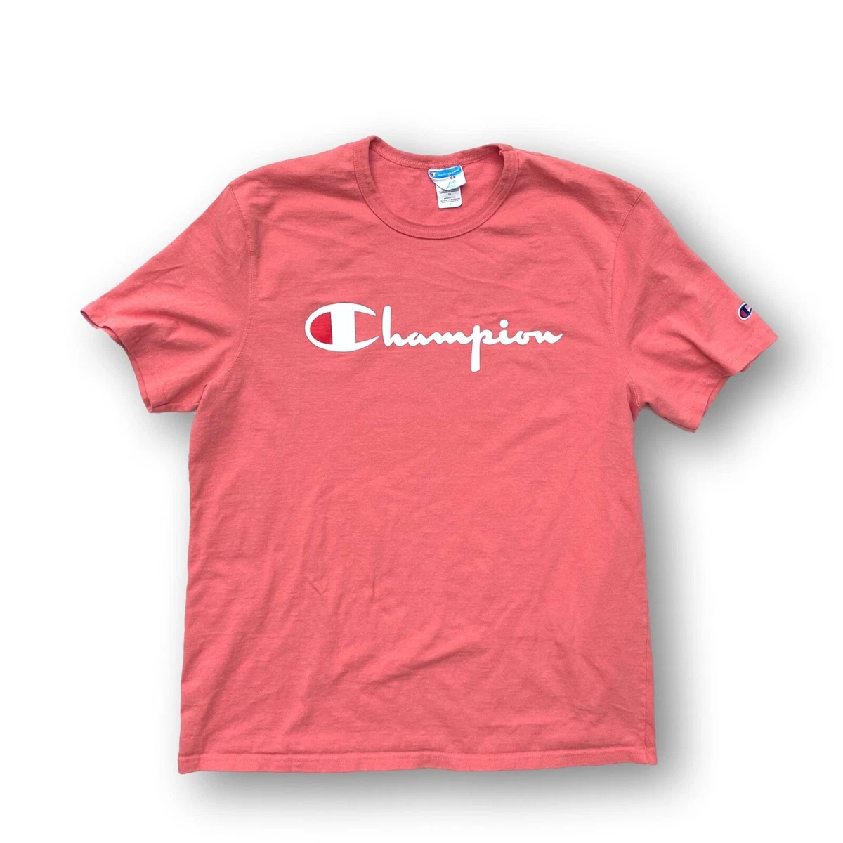 Pink champion cheap shirt mens