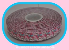 7/8 INCH MY MELODY  ON GROSGRAIN RIBBON-1  YD