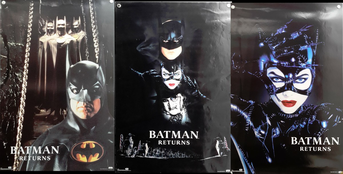 Vintage 1992 Batman Returns Movie Poster Collection 23
