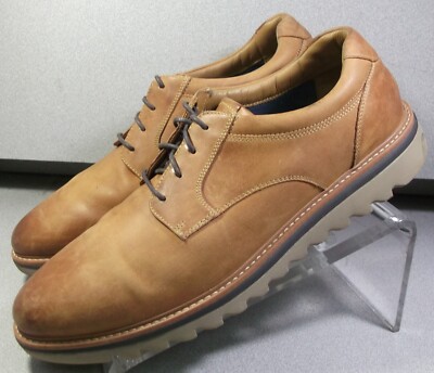205586 PF50 BRAYDON MEN SHOE 12 M TAN NUBUCK LACE UP