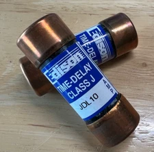 Bussman Edison JDL10, JDL-10, JDL-10A 600V Cartridge Fuse, new, open box